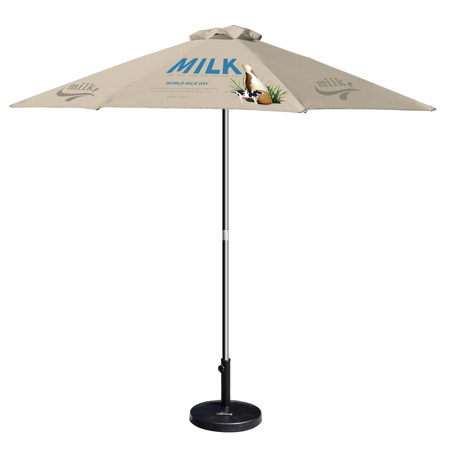 9' Aluminum Market Umbrella