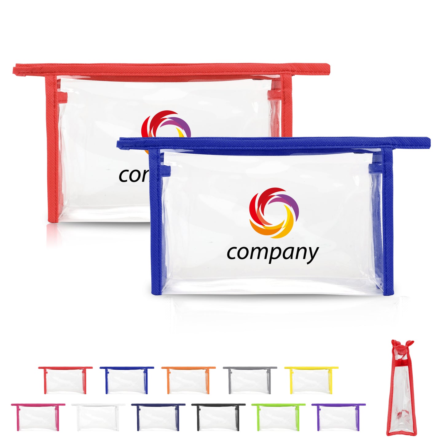 Clear Cosmetic Security Toiletry Pouch